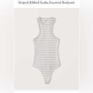 NWT Abercrombie & Fitch striped bodysuit